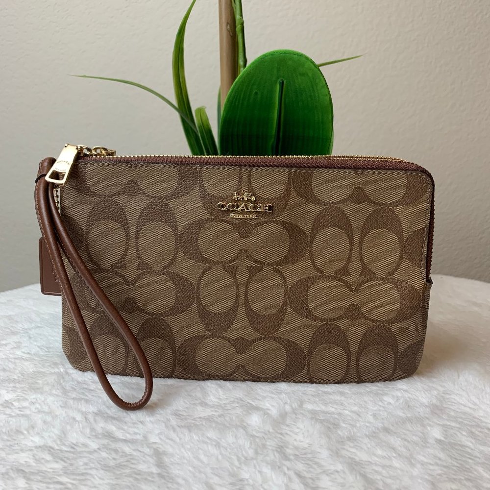 Coach Double Zip Wallet